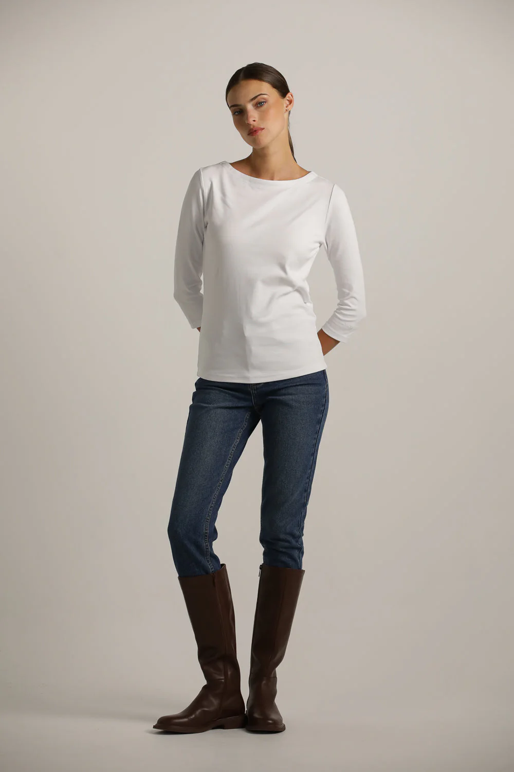 Three Quarter Sleeve T Shirt