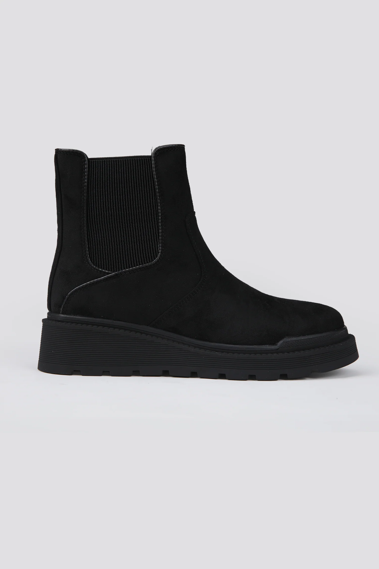 Faux Suede Ankle Boots