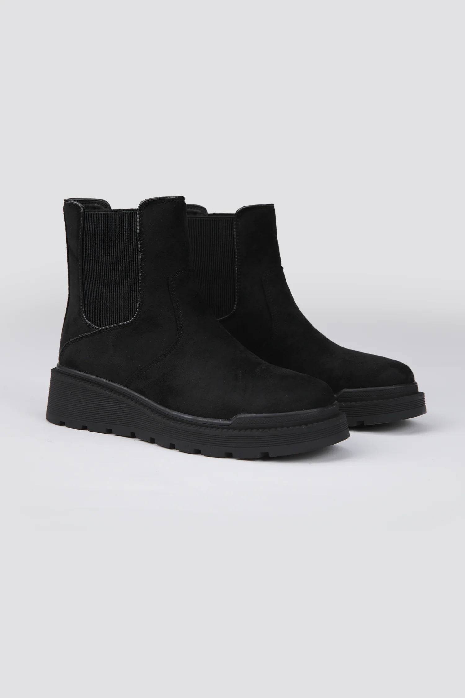 Faux Suede Ankle Boots - Image 2