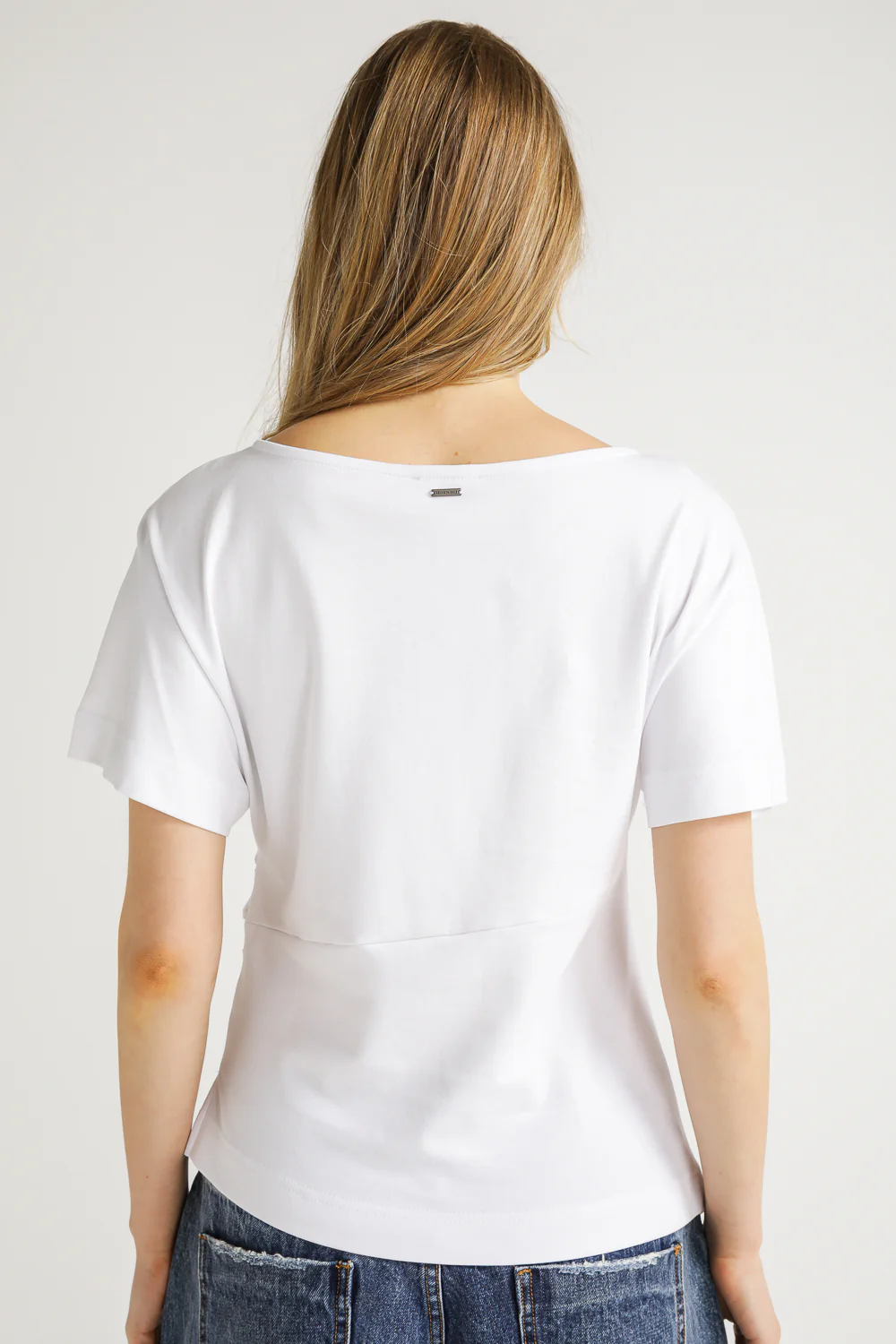 Asymmetric Hem Cotton Top - Image 14