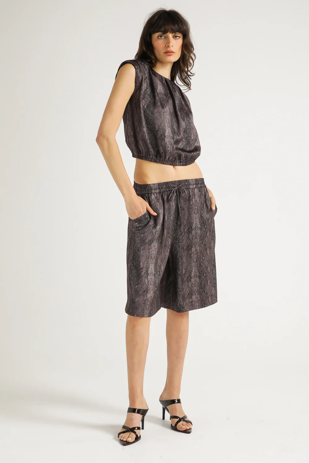 Bermuda With Snake Print - Image 4