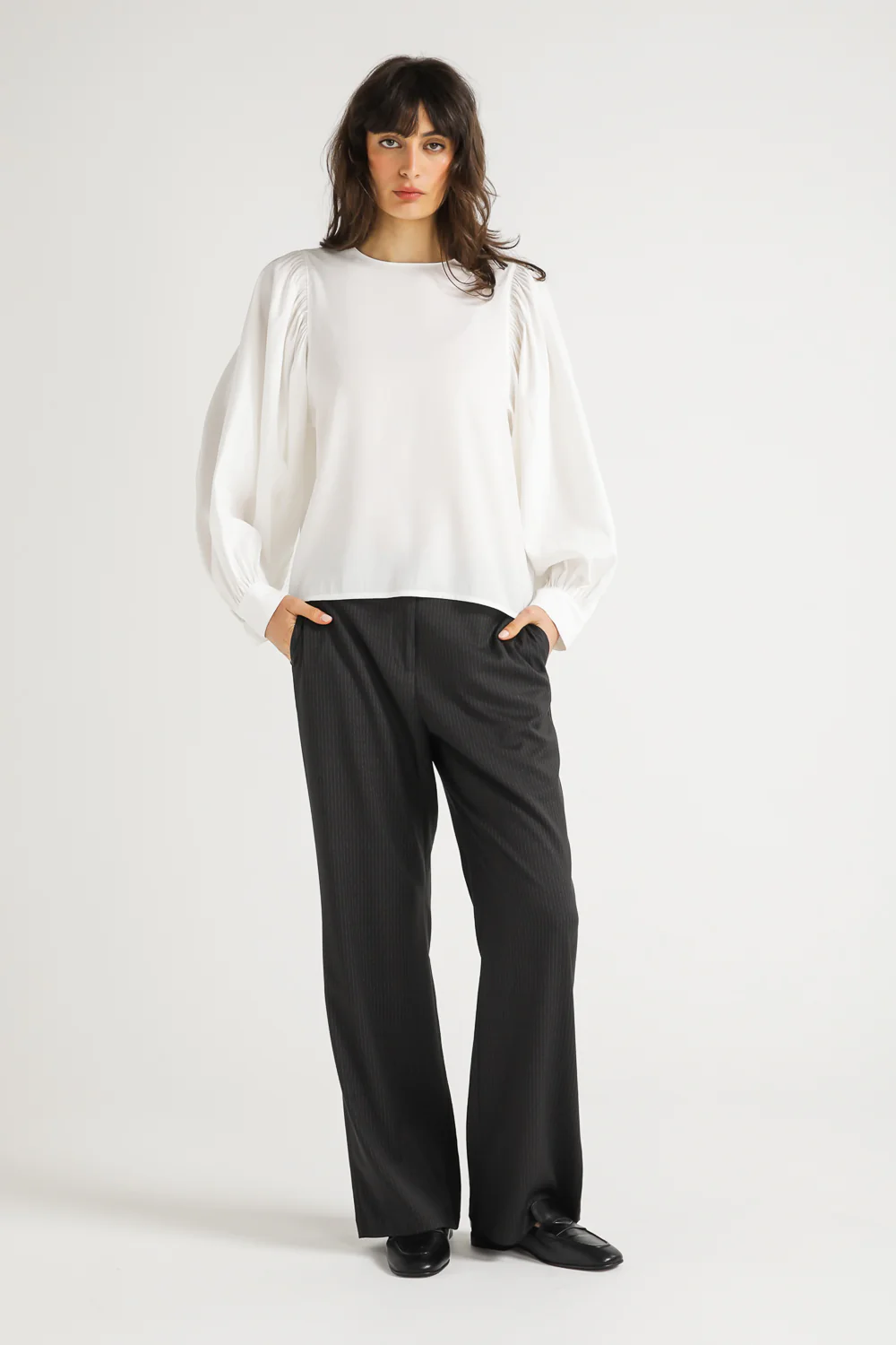 Blouse with Volume Sleeves - Image 16
