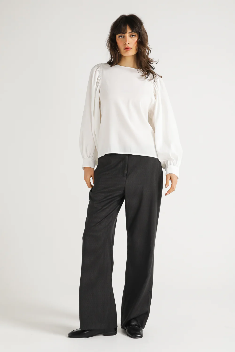Blouse with Volume Sleeves - Image 9