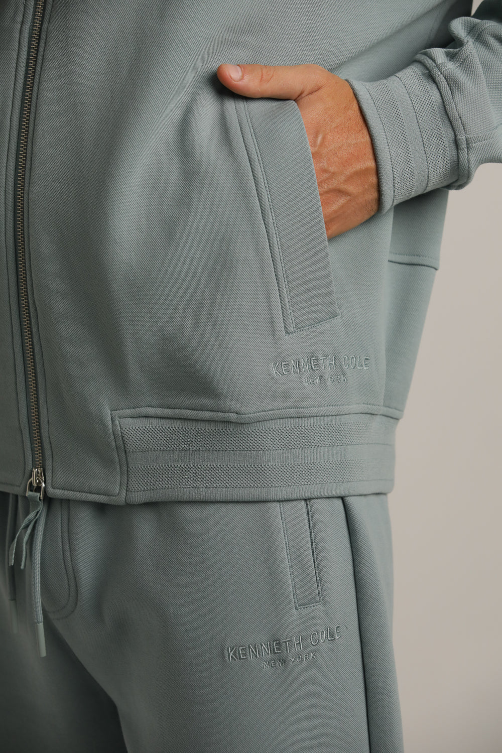 pique Zipped Jacket - Image 12