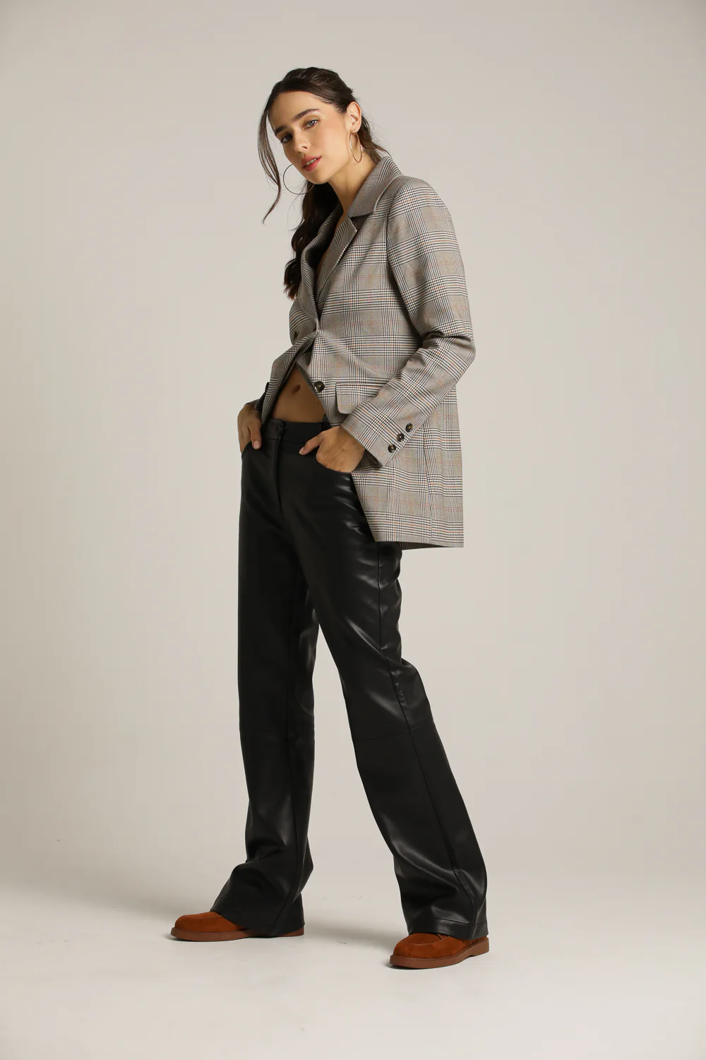 Faux Leather Trousers - Image 6