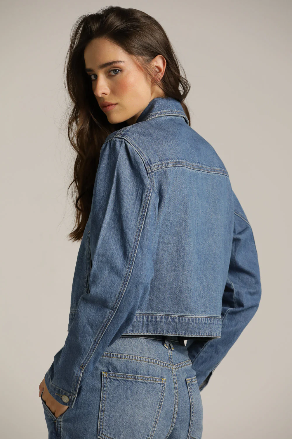 Boxy Denim Jacket - Image 5