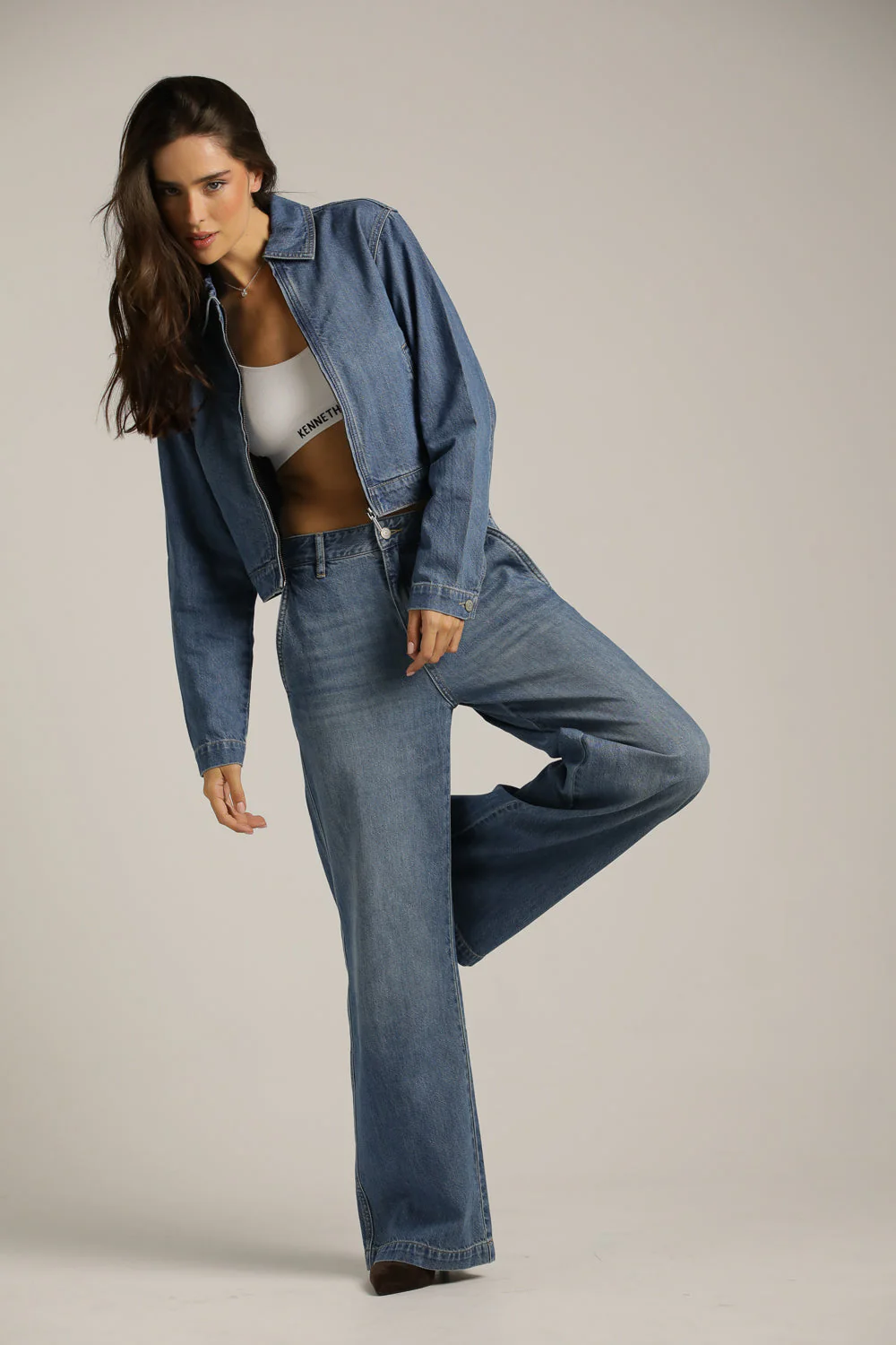 Boxy Denim Jacket - Image 6