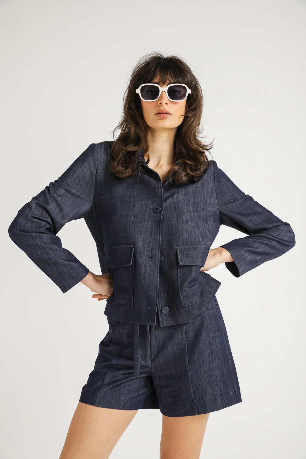Boxy Jacket Denim Blend - Image 4