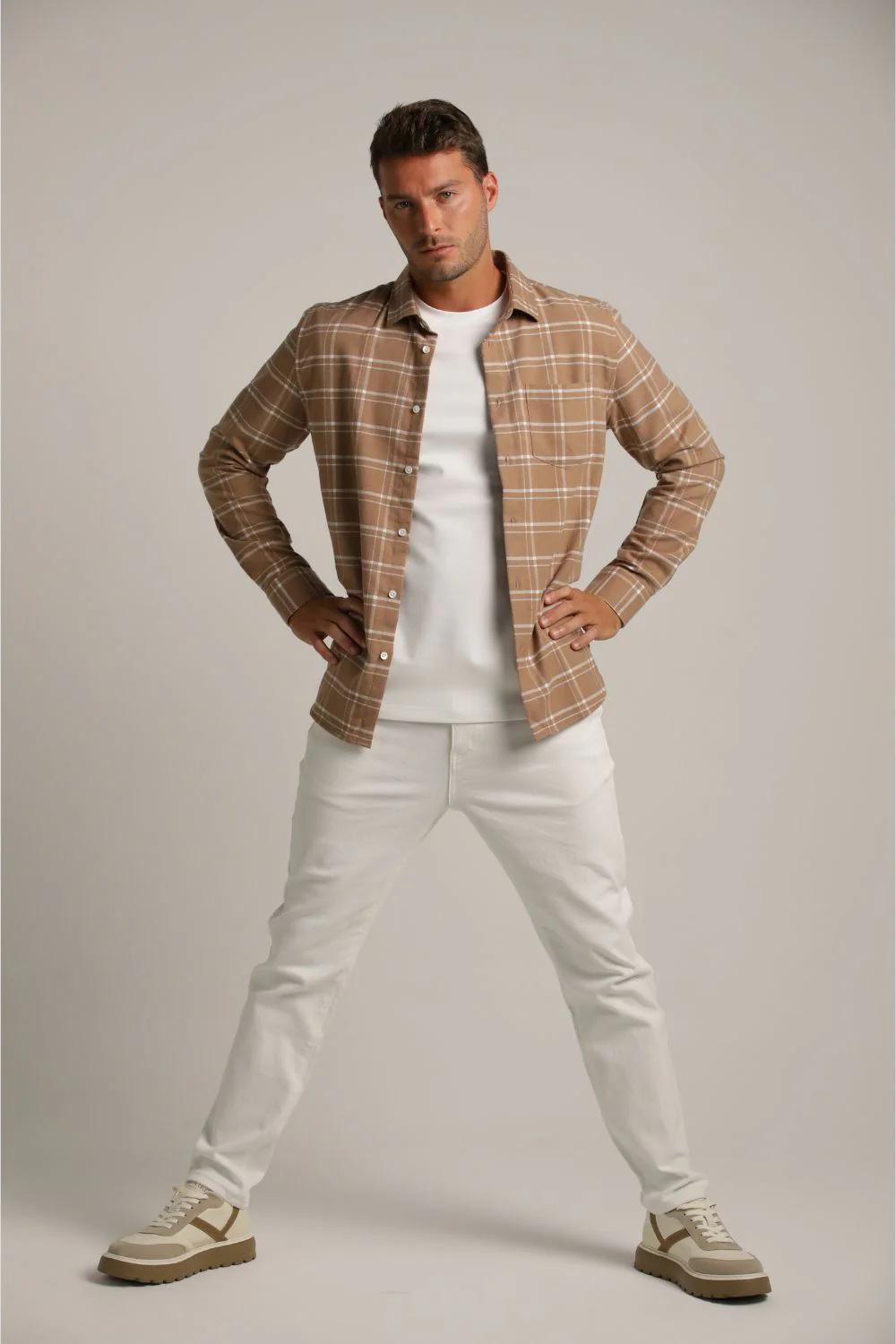 Checked Button Up Shirt - Image 2