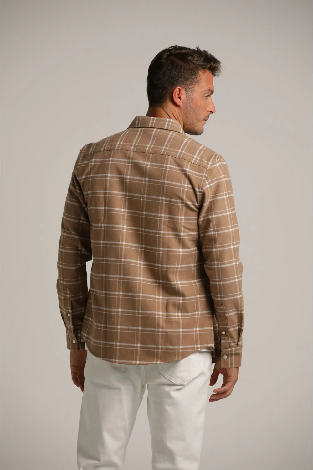 Checked Button Up Shirt - Image 5