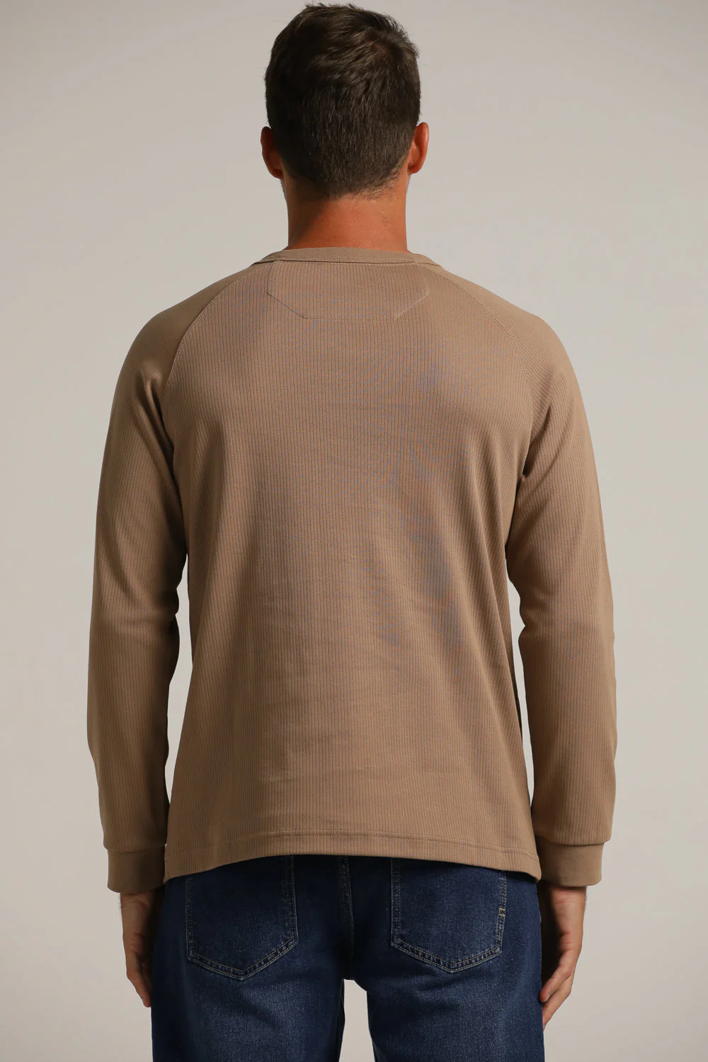 Buttoned Neck Shirt In Cotton - Image 11