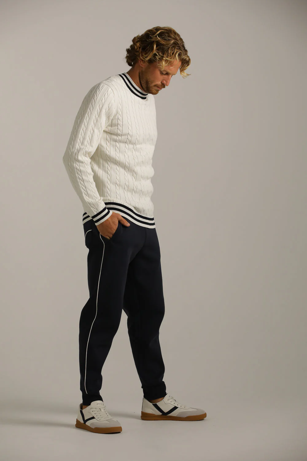 Cable Knit Crew Neck