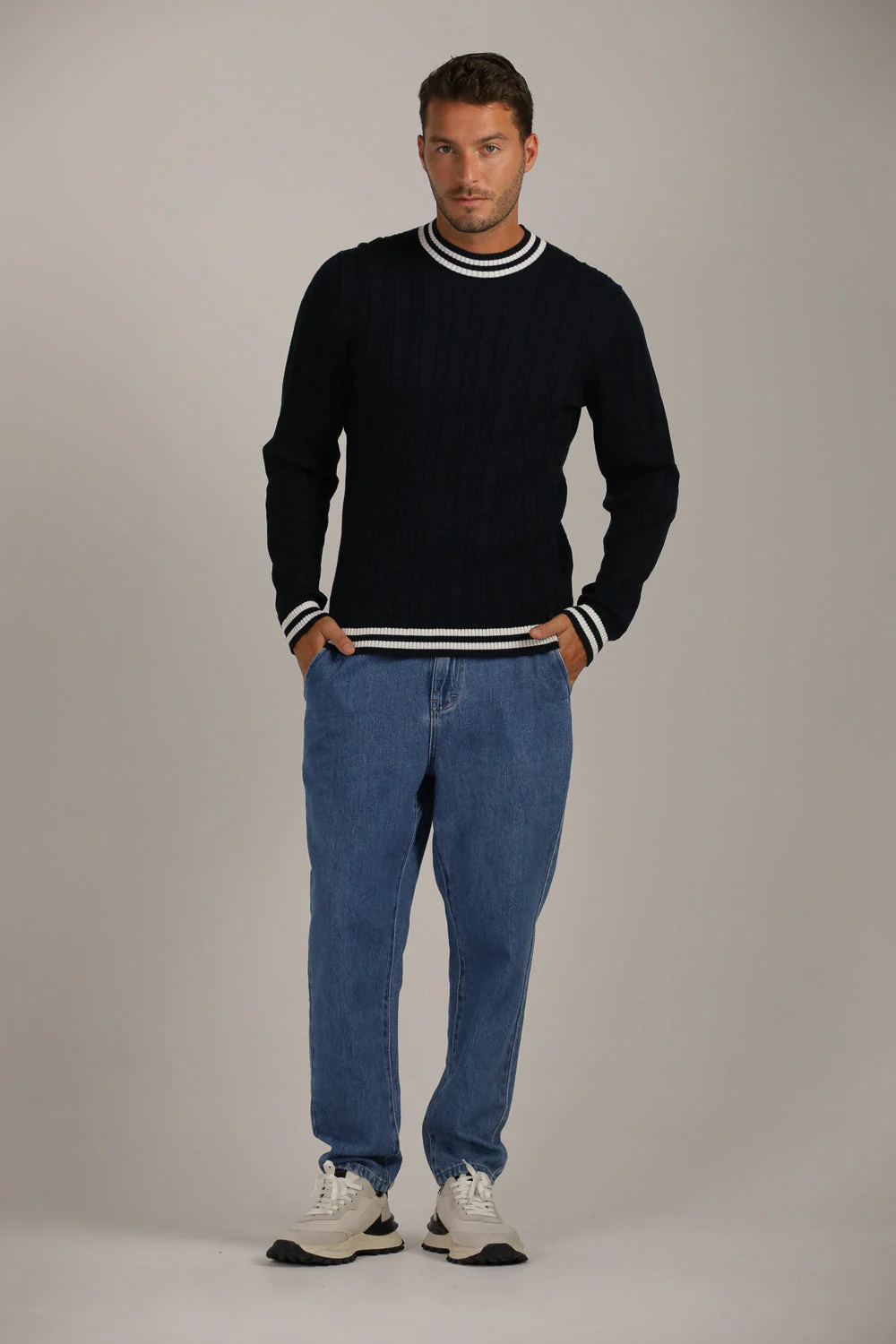 Cable Knit Crew Neck - Image 10
