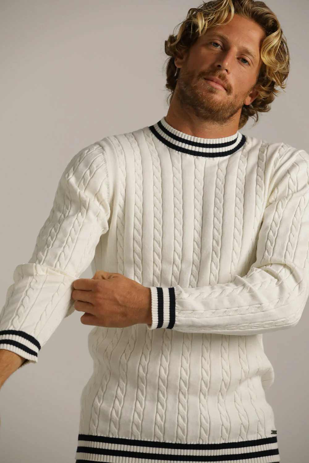 Cable Knit Crew Neck - Image 3
