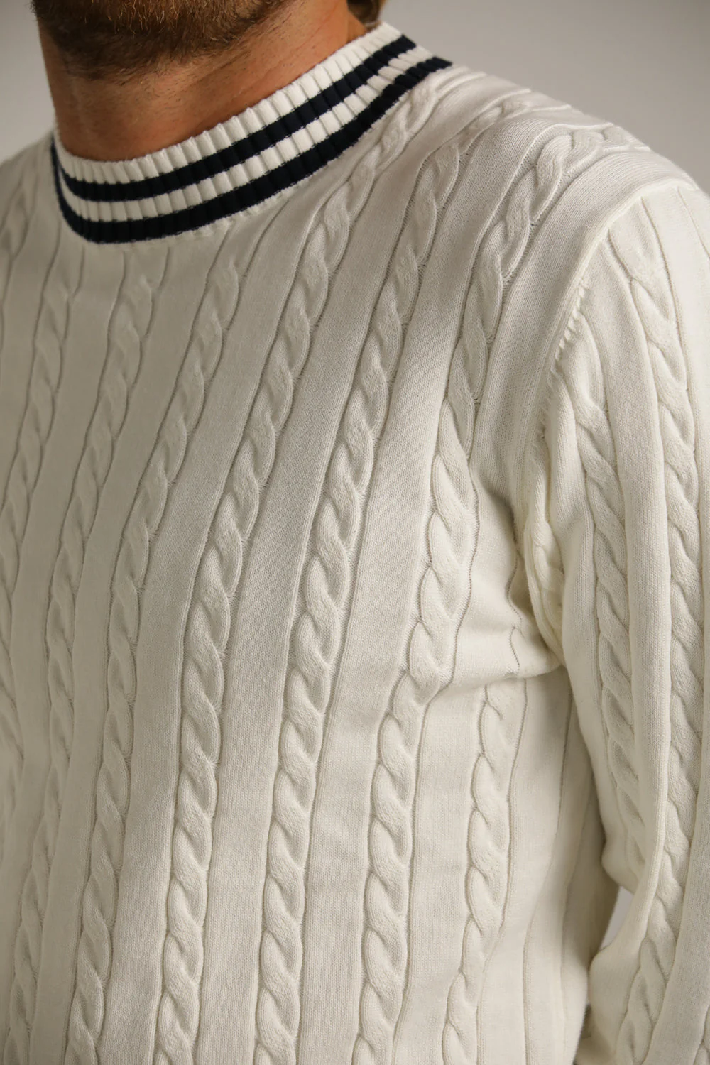 Cable Knit Crew Neck - Image 4