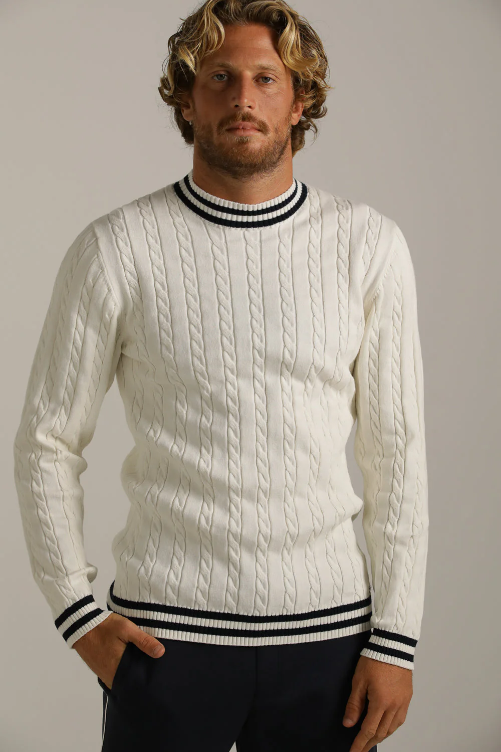 Cable Knit Crew Neck - Image 6