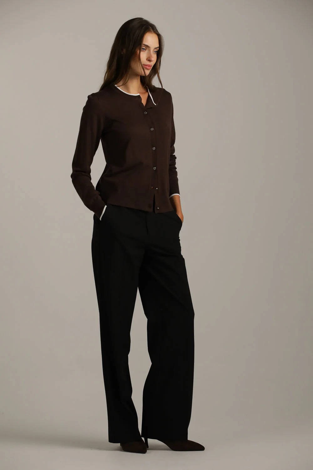 Ribbed Knit Cardigan - Image 15