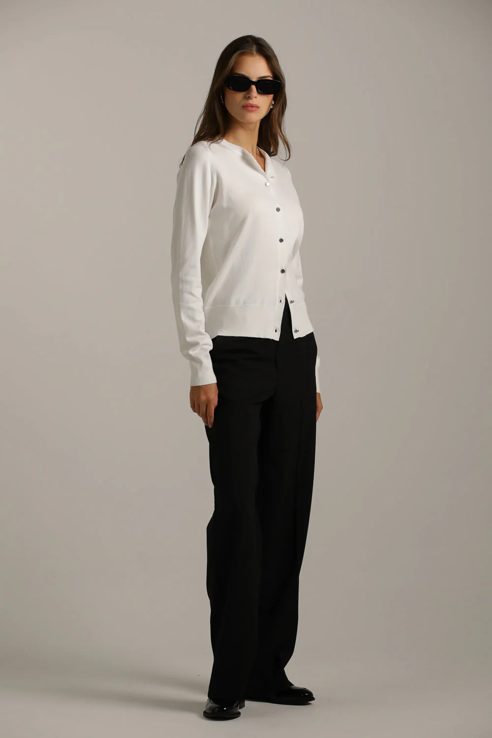 Ribbed Knit Cardigan - Image 7