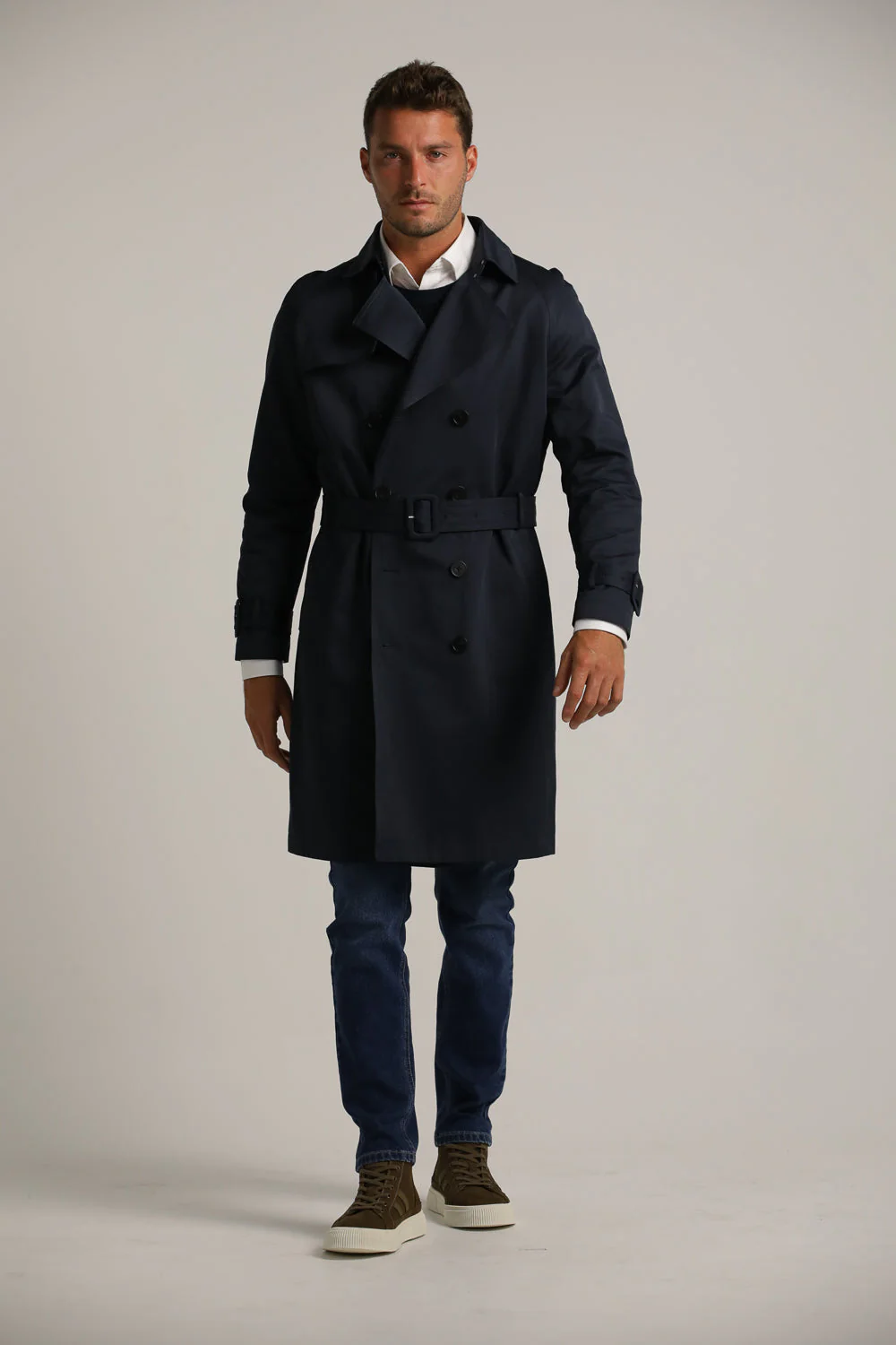 Double Breasted Trench Coat - Image 10