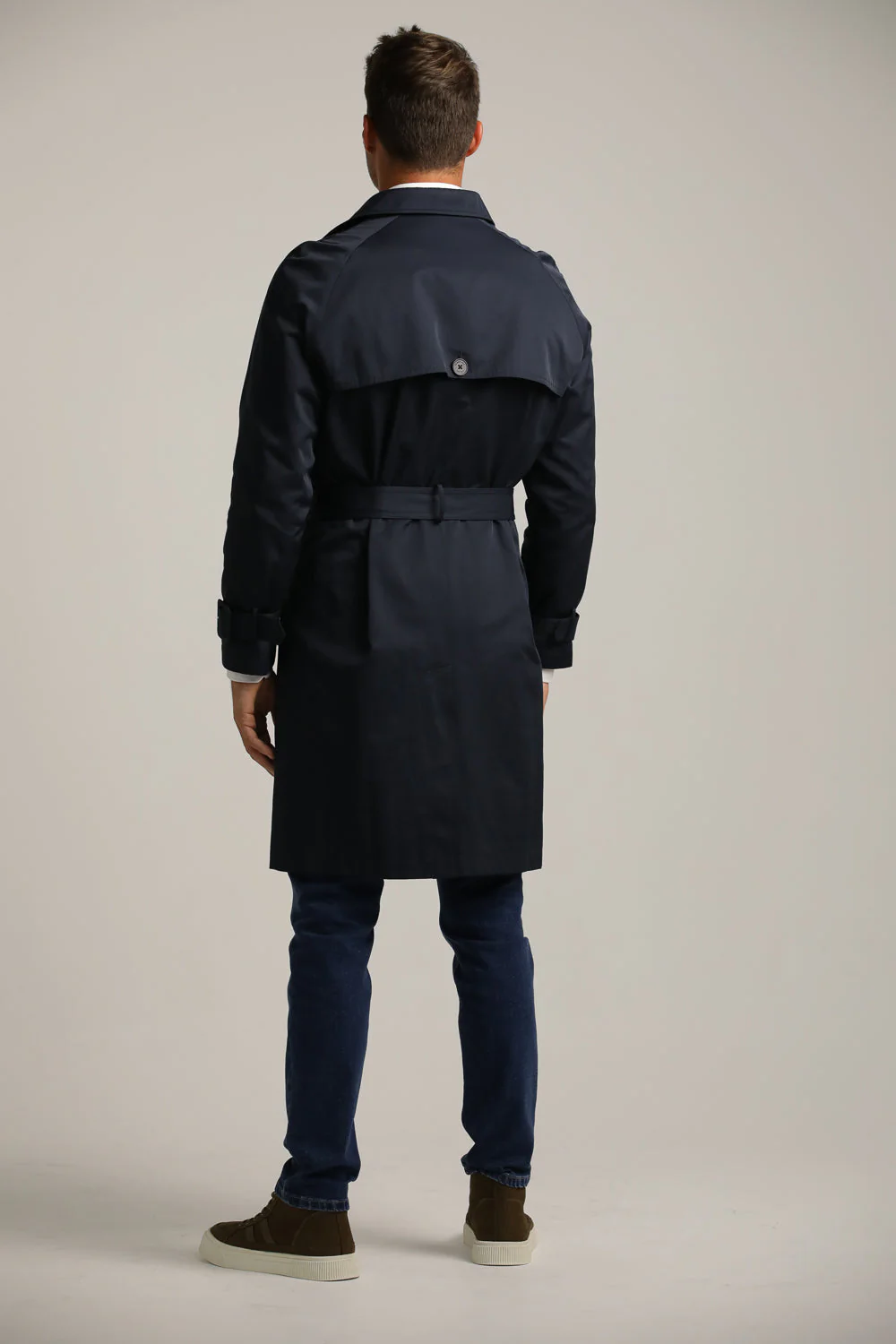 Double Breasted Trench Coat - Image 11