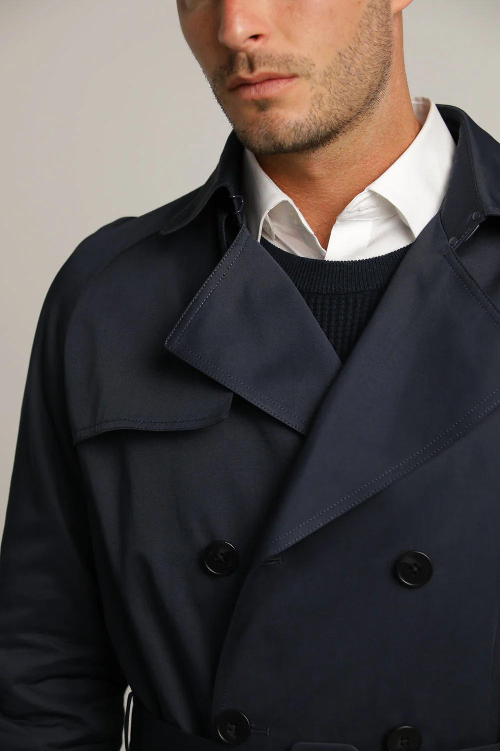 Double Breasted Trench Coat - Image 12