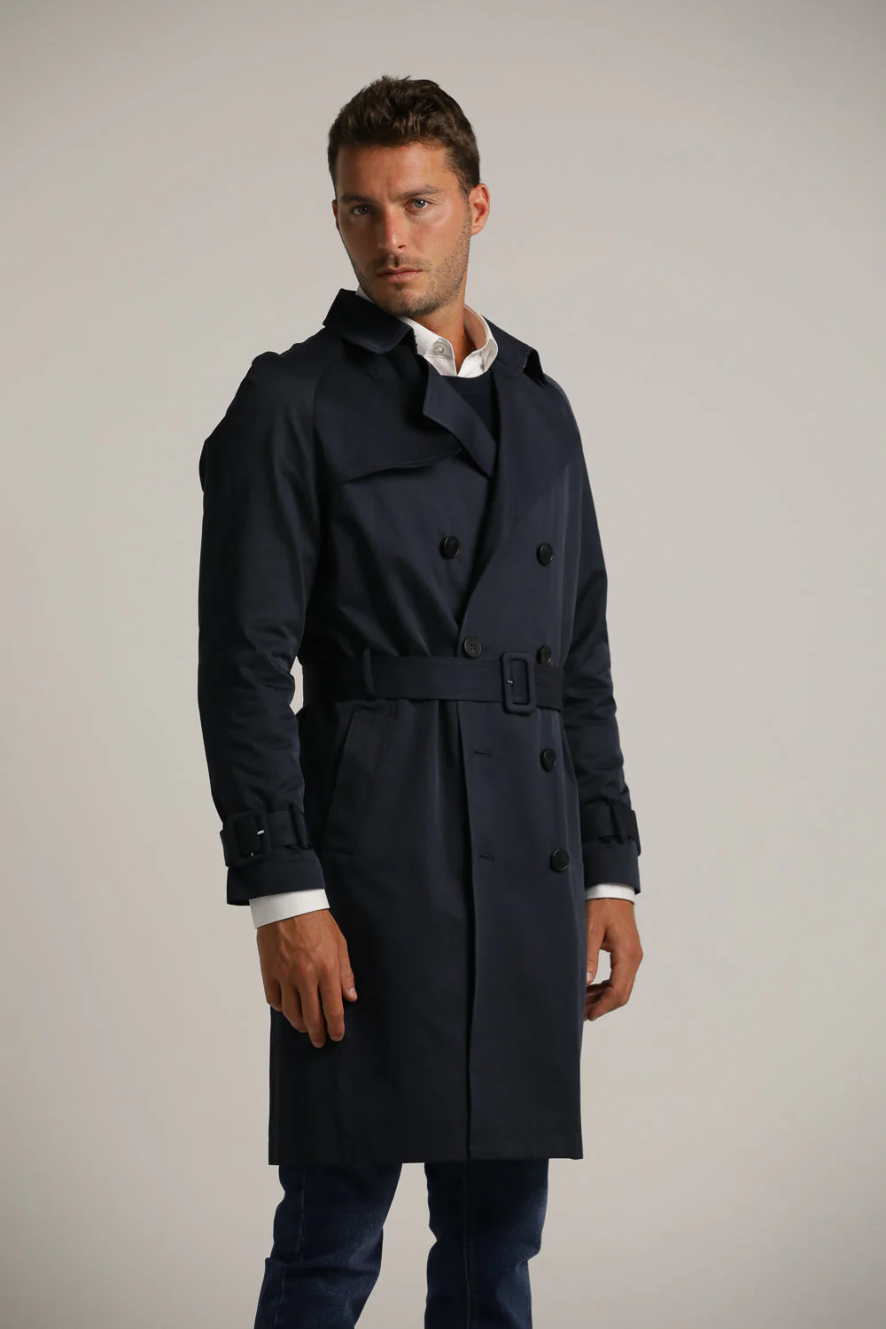 Double Breasted Trench Coat - Image 9