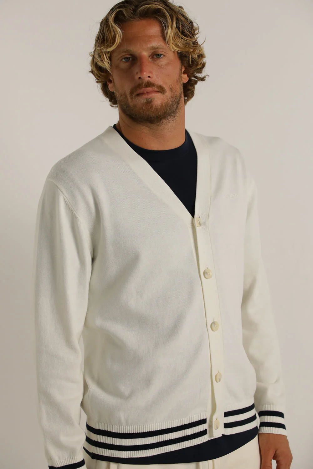 V Neck Button Cardigan - Image 6