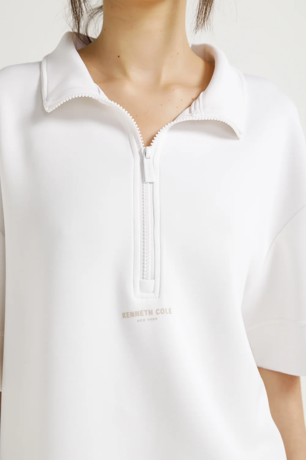 Cool Interlock Half zipped top - Image 4