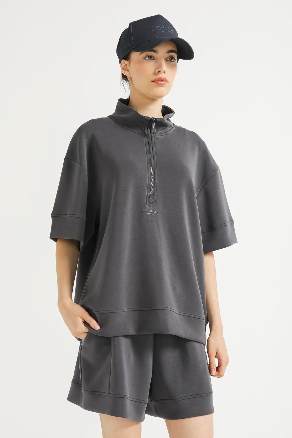 Cool Interlock Half zipped top - Image 9