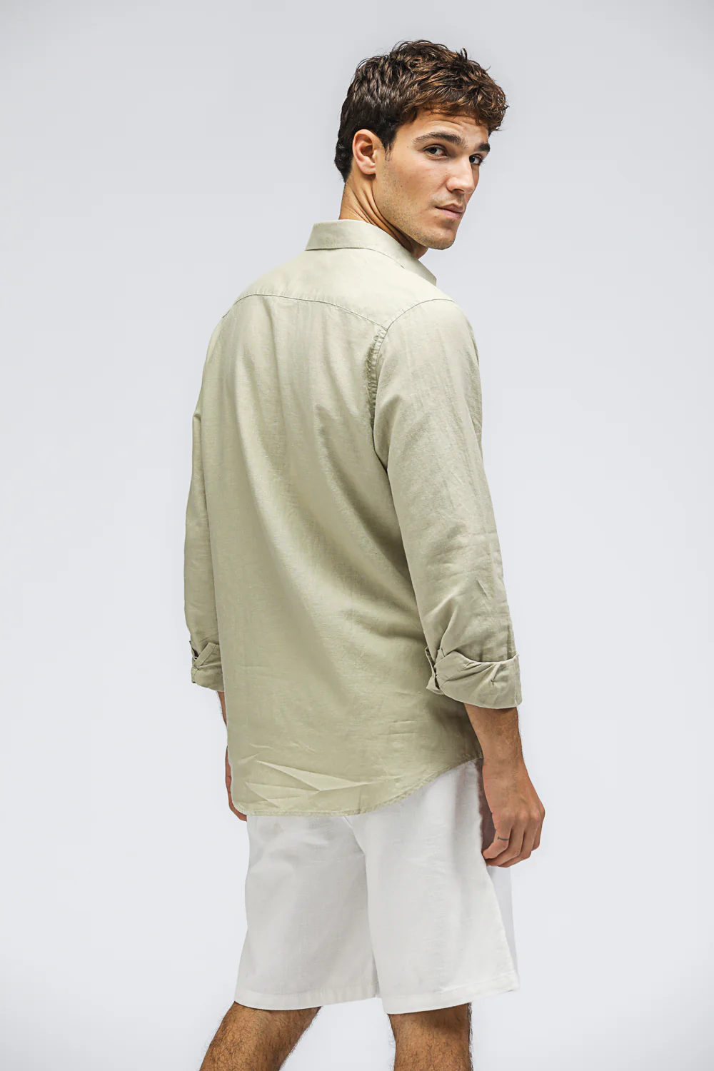 Button Down Linen Shirt - Image 9