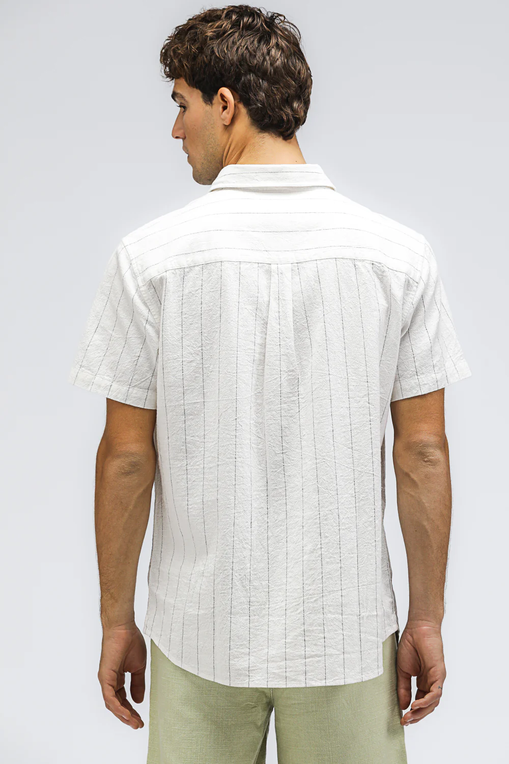 Striped Button Down Shirt - Image 4