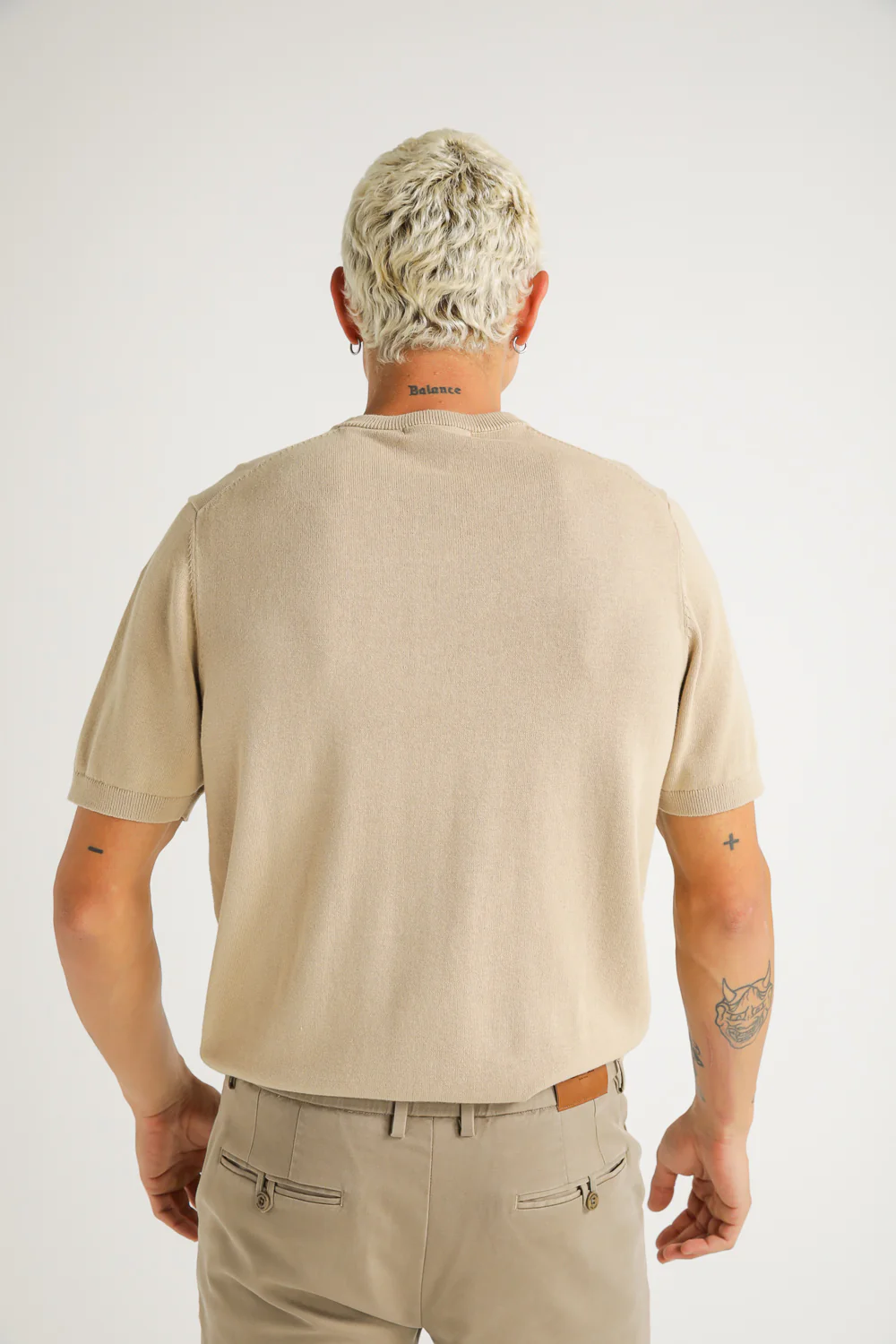 Crew Neck Boxey Fit Knit - Image 6