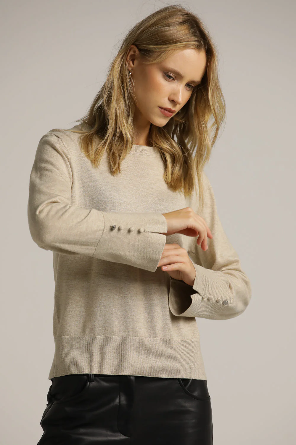 Ribbed Knit Top - Image 3