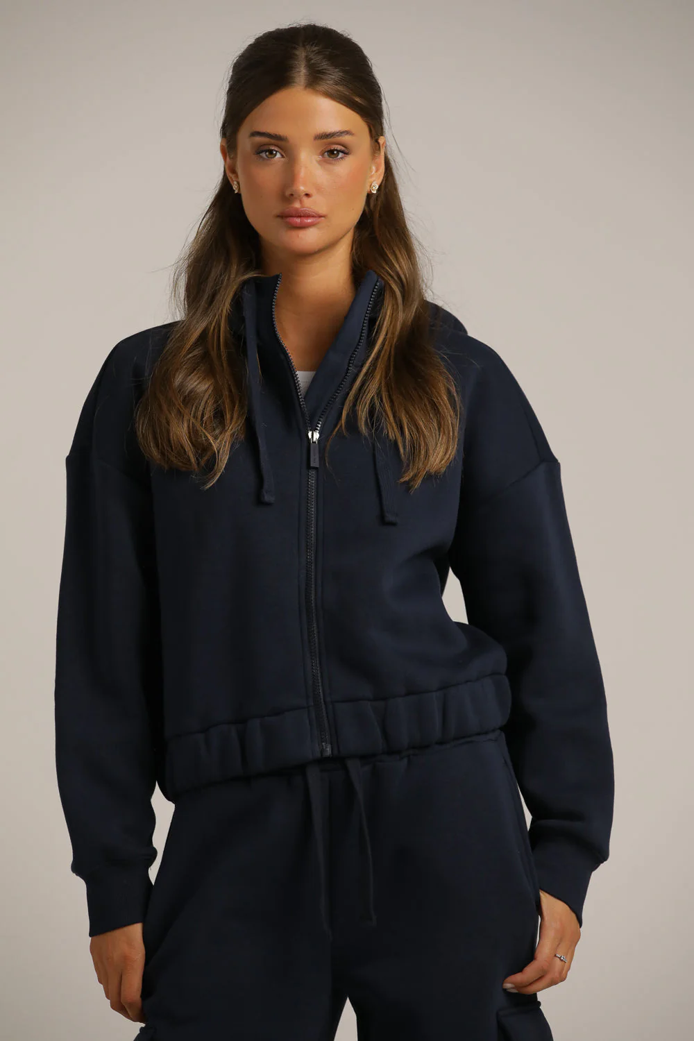 Cropped Hooded Jacket - Image 10