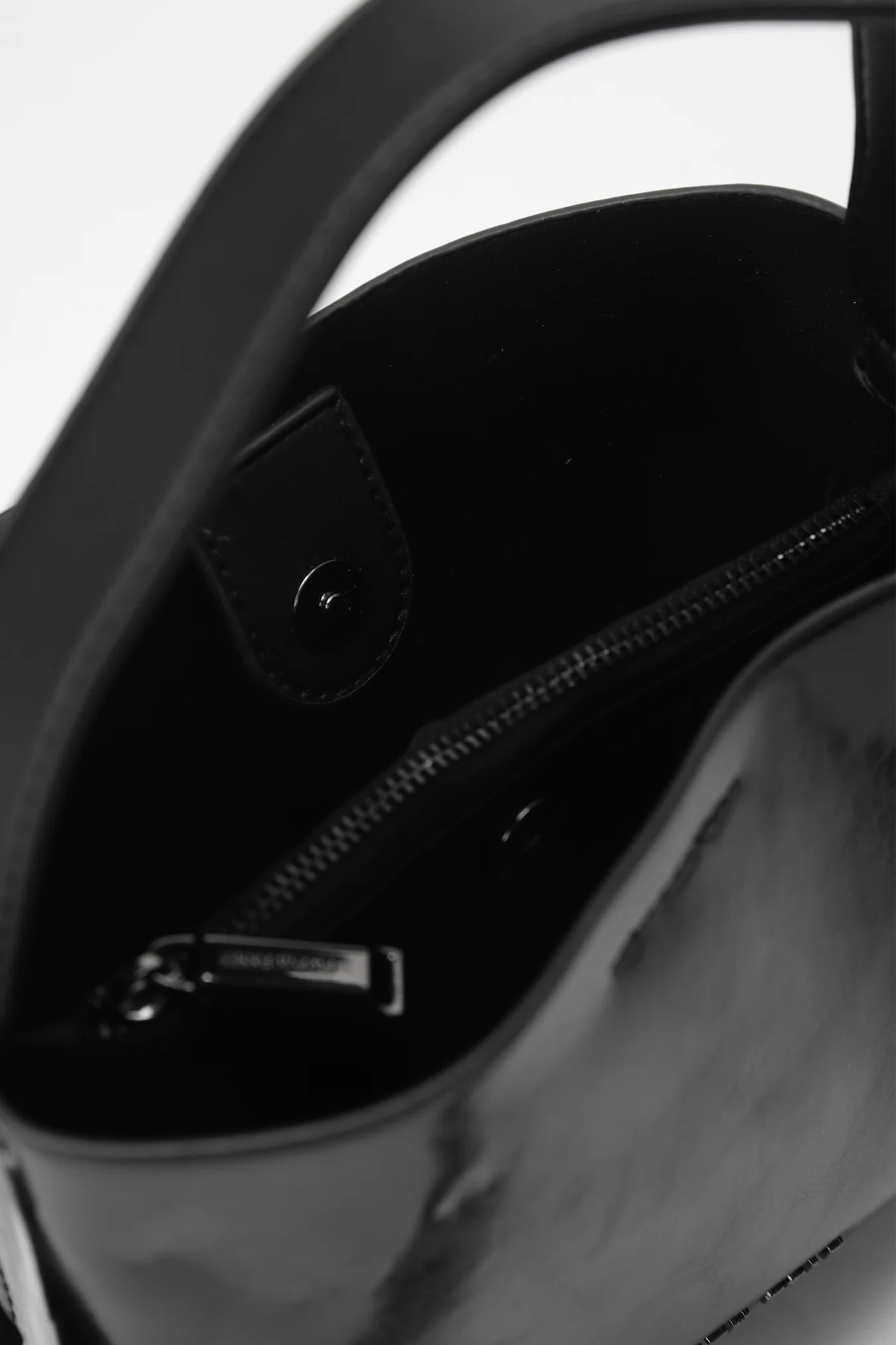 Glossy Top Handle Bag - Image 2