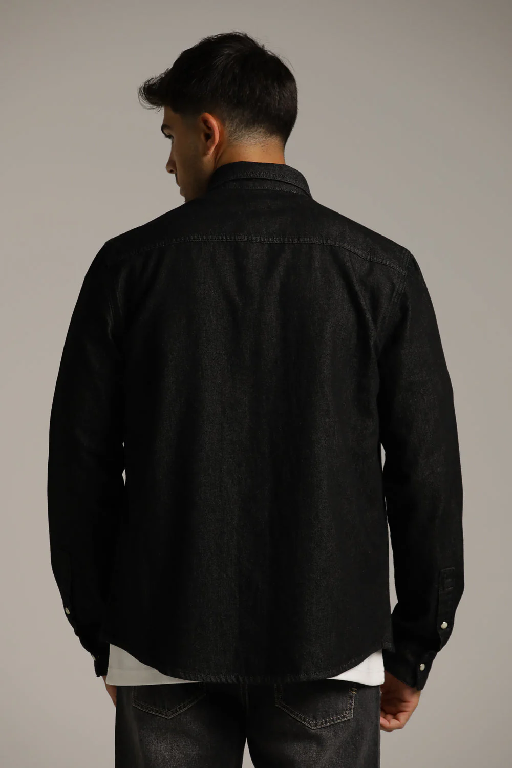 Denim Button Up Shirt - Image 5