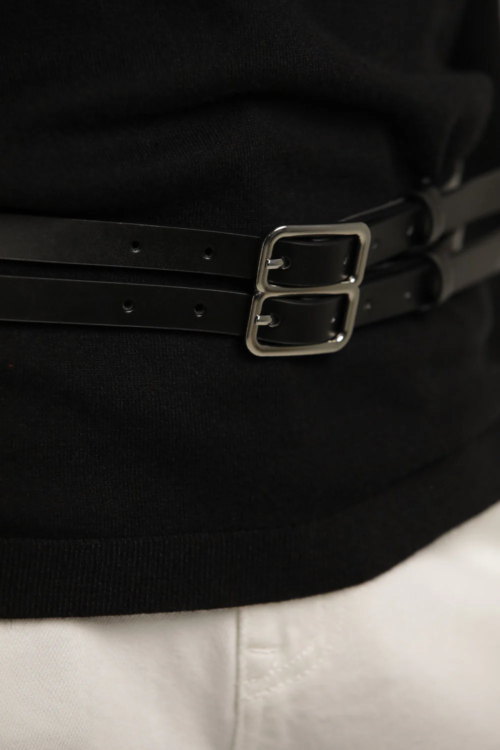 Leather Double Strap Belt - Image 3