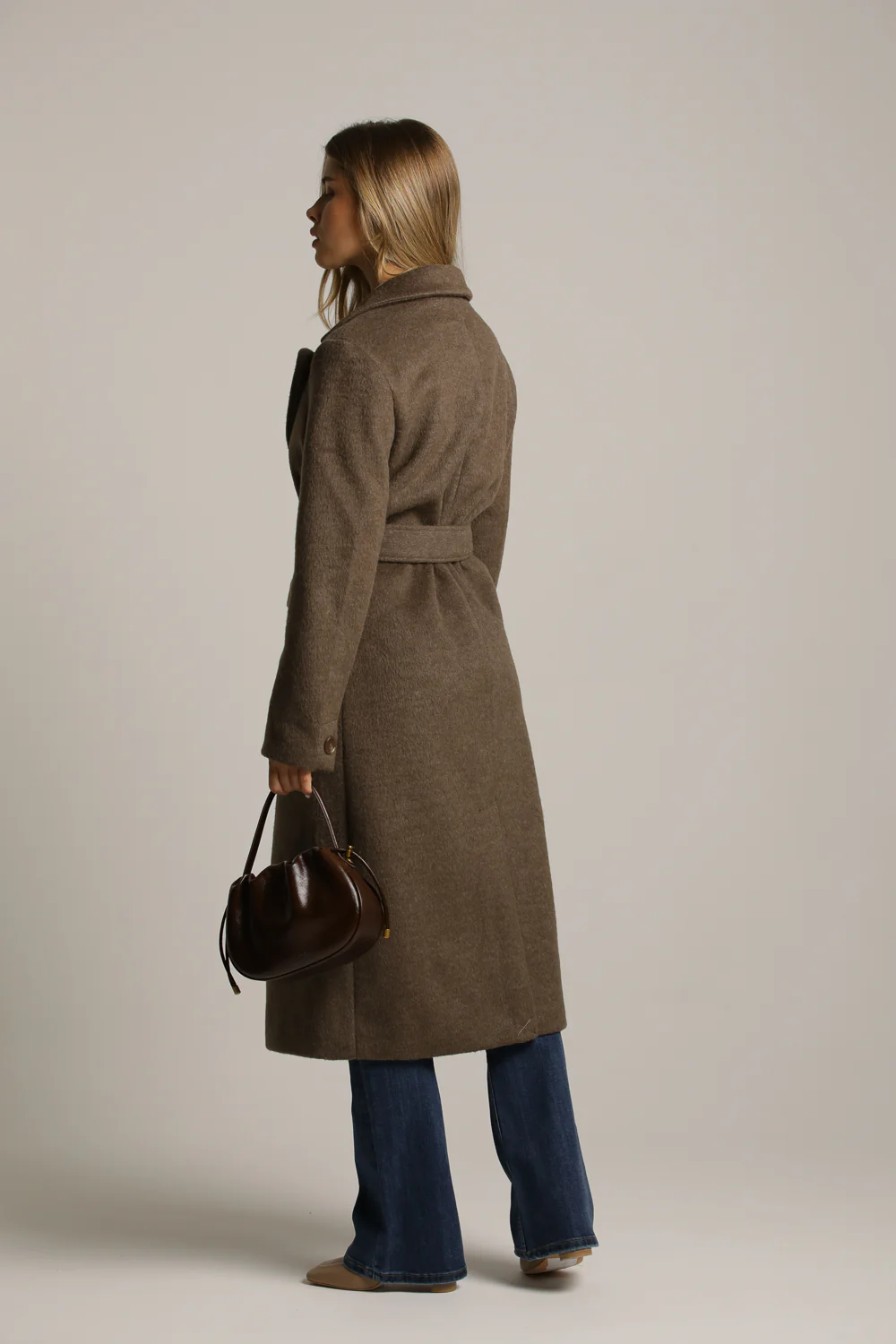 Long Belted Coat - Image 4