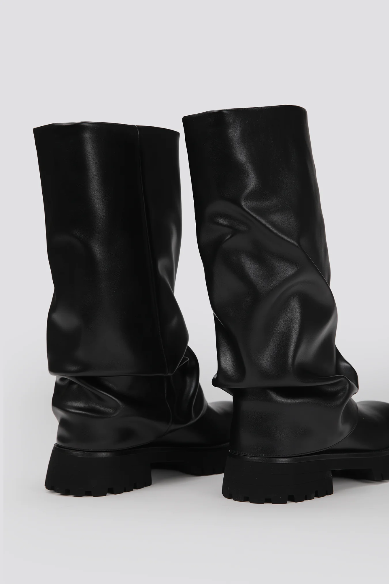 Faux Leather Boots - Image 9