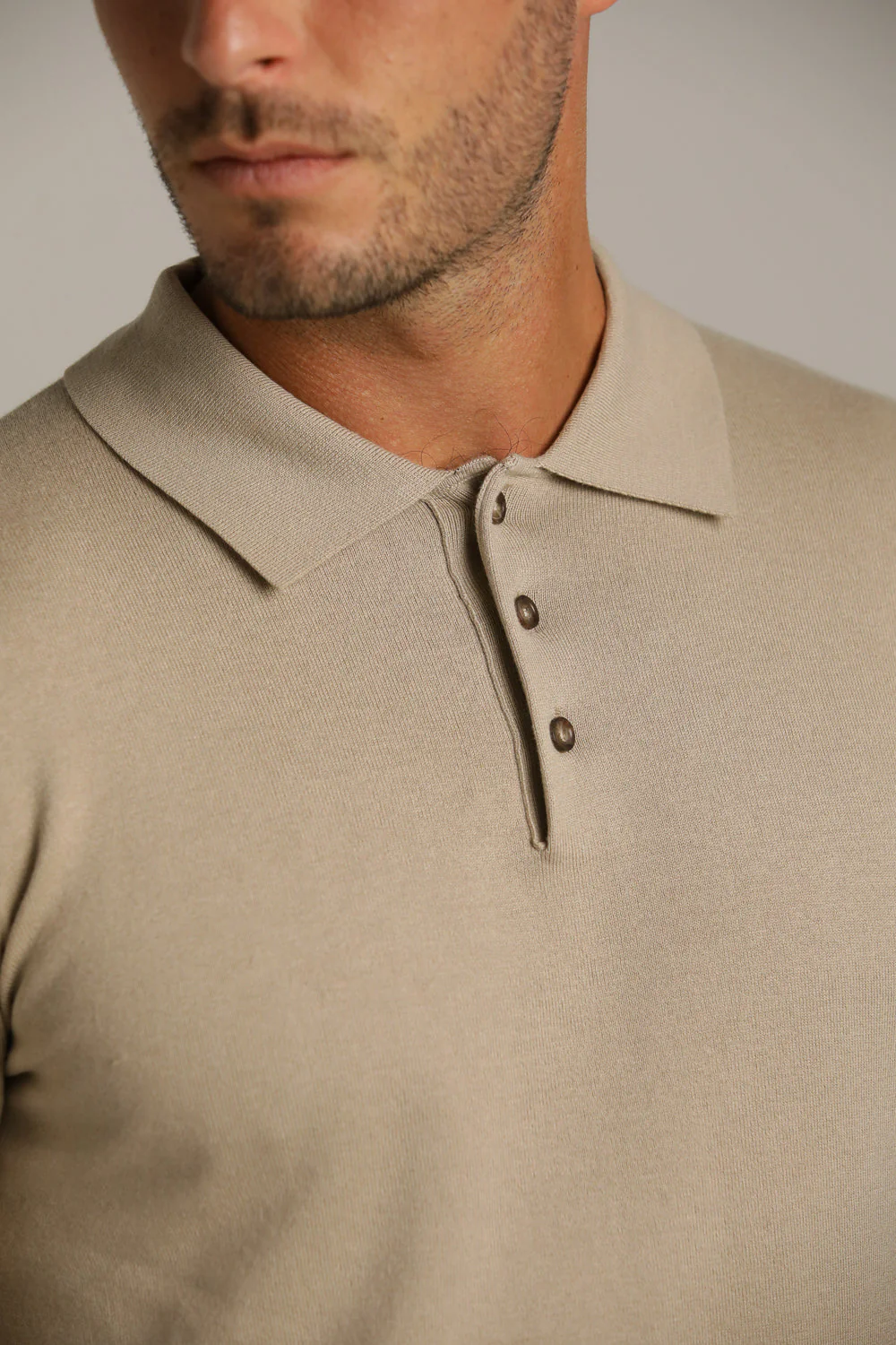 Knit Polo Shirt - Image 3
