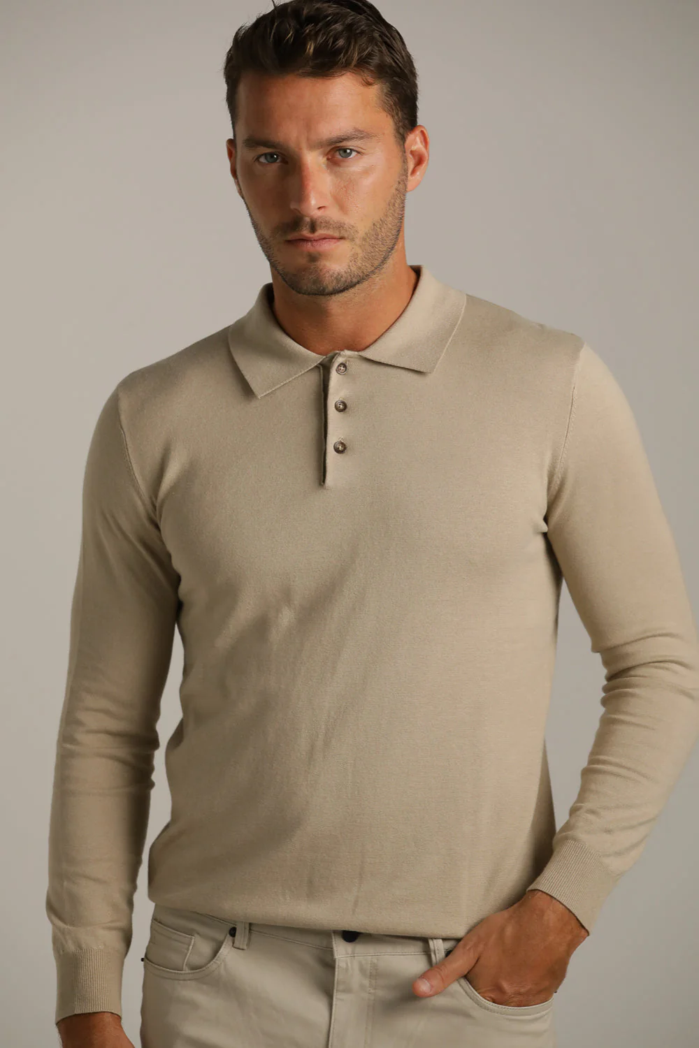 Knit Polo Shirt - Image 6