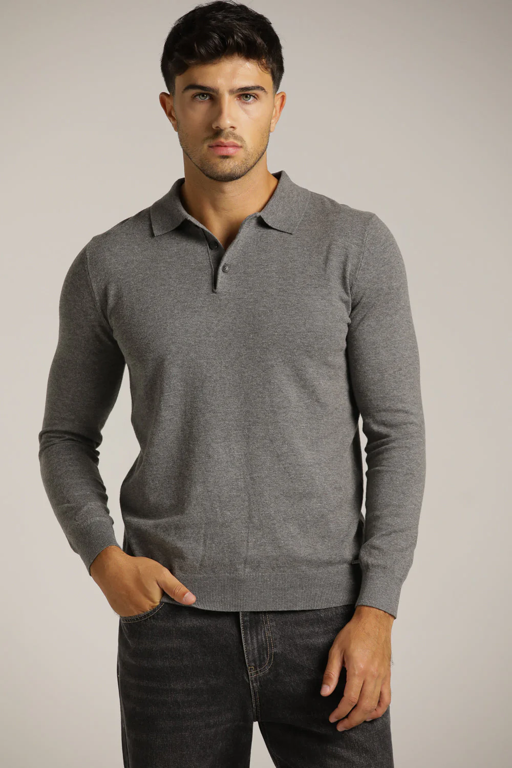 Knit Polo Shirt - Image 8
