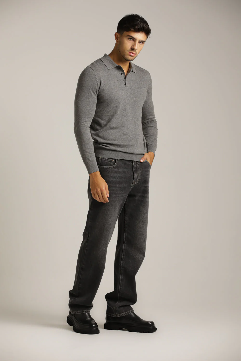 Knit Polo Shirt - Image 9