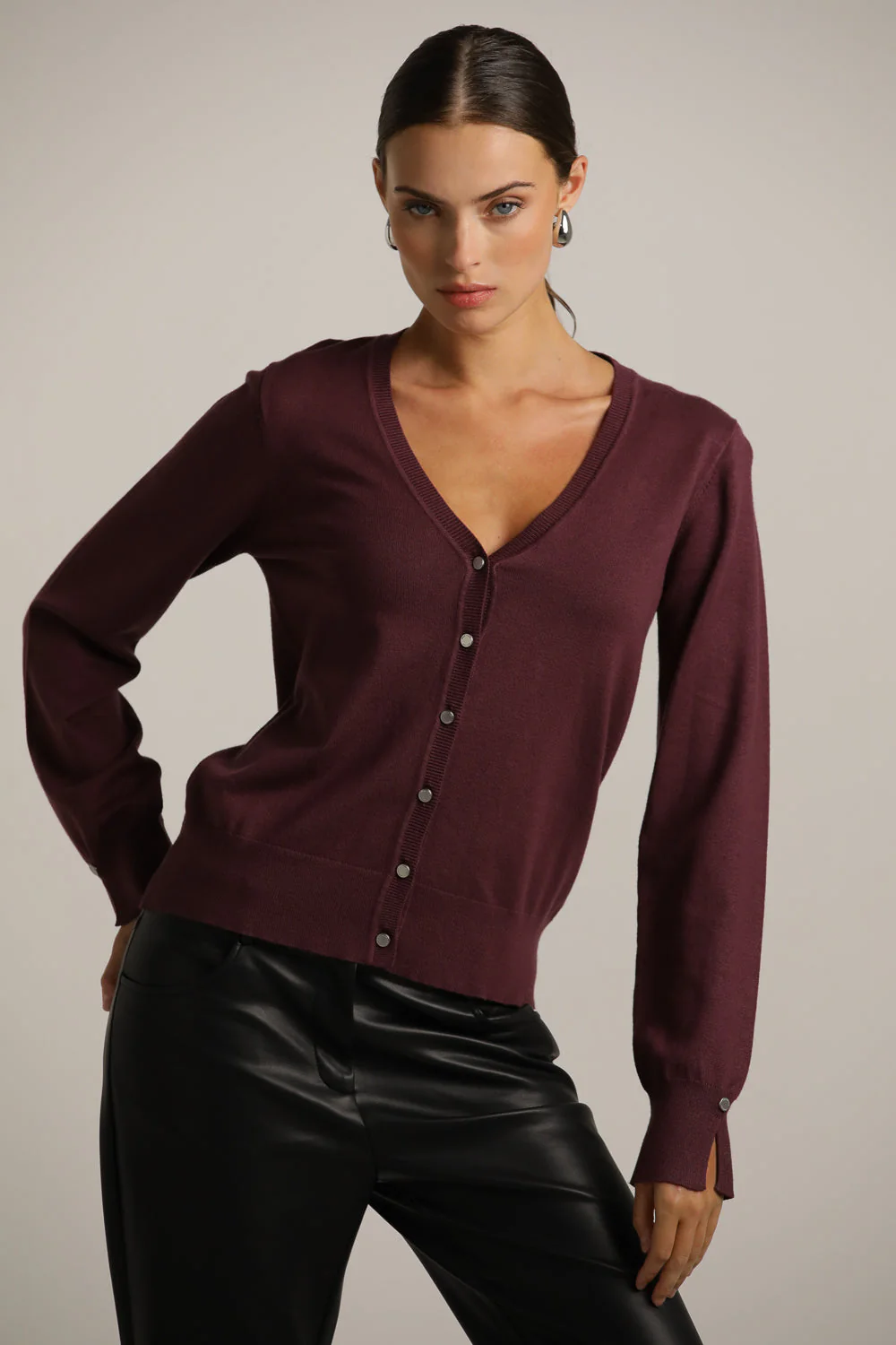 V Neck Cardigan