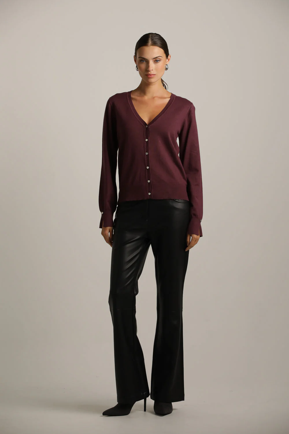 V Neck Cardigan - Image 7