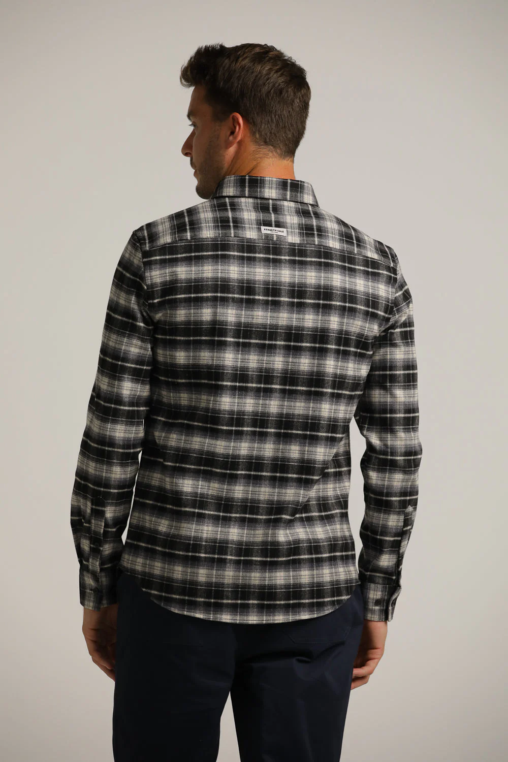 Checked Flannel Button Up Shirt - Image 4