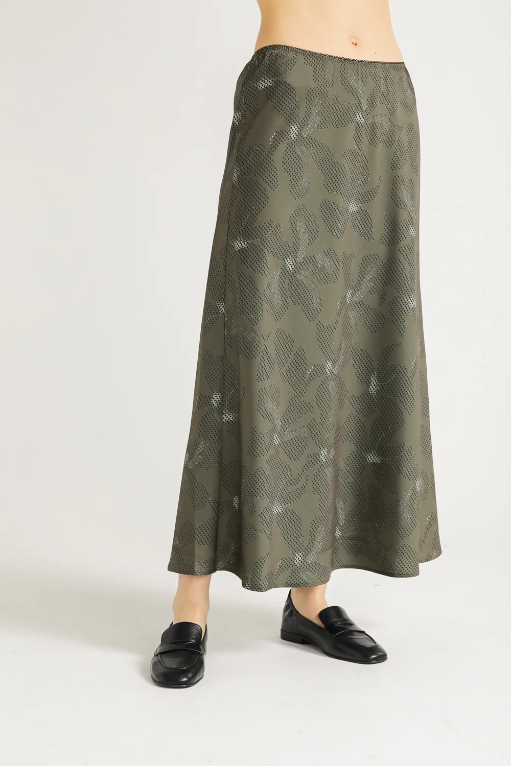 Flowers Print Skirt - Image 3