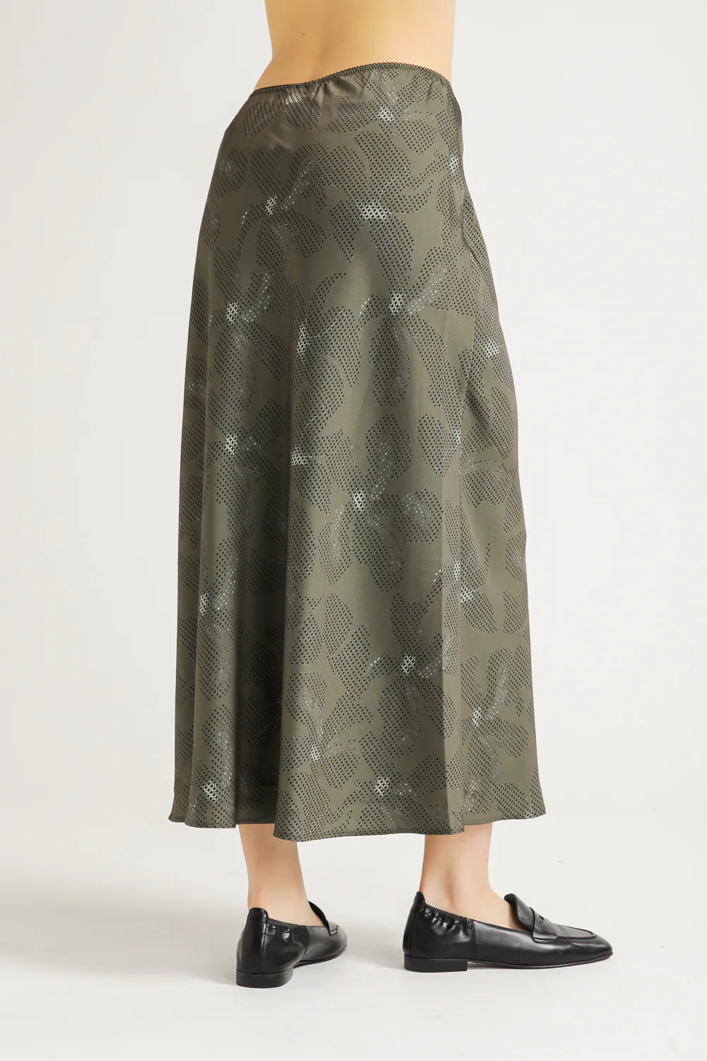 Flowers Print Skirt - Image 4