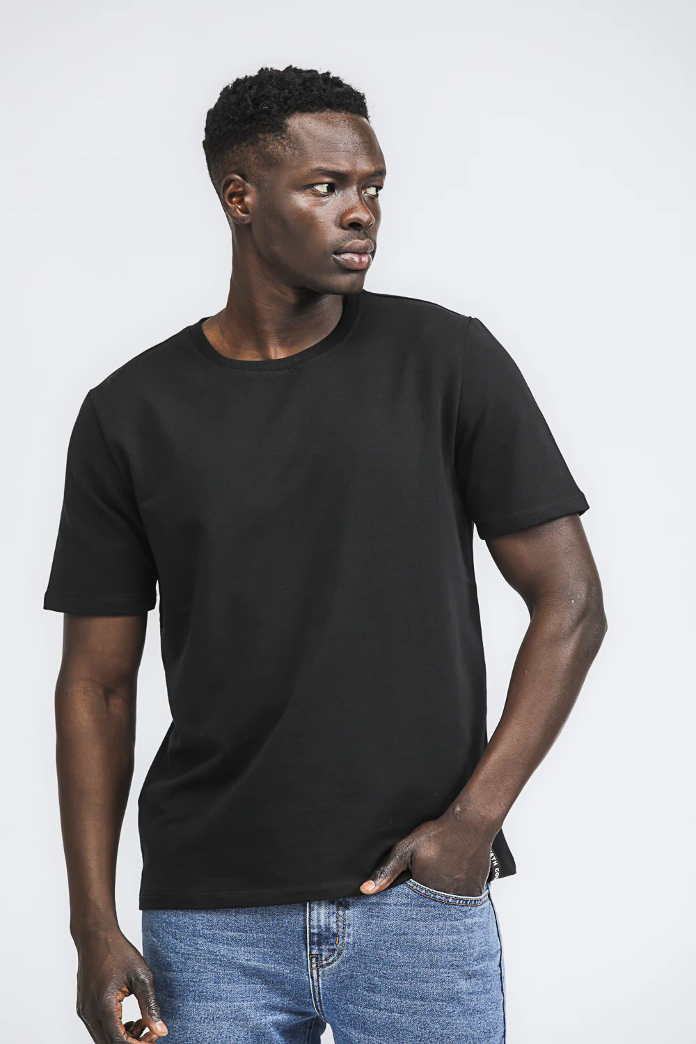 French terry T-shirt - Image 11