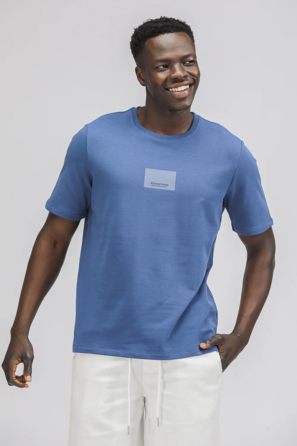 French Terry Knit T Shirt - Image 11